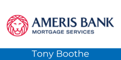Logo of Ameris Bank Tony Booth Gold