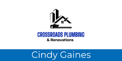 Logo of Crossroads Plumbing & Renovations, Cindy Gaines