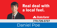 Logo of Daniel Poe with State Farm