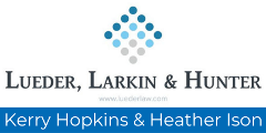 Logo of Kerry Hopkins and Heather Ison with Lueder, Larkin & Hunter