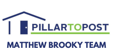 Logo of Pillar To Post Home Inspectors - Gold Brooky