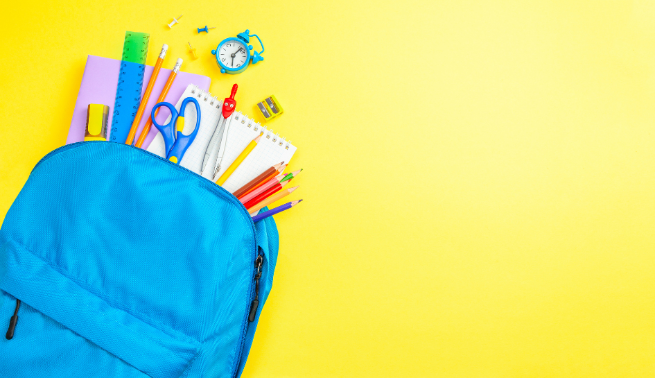 school supplies backpack